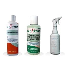 Poison Ivy, Poison Oak and Poison Sumac Complete Triple Action Poison Ivy Treatment Kit by All Stop