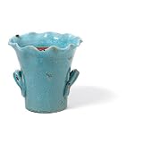 Buy Foreside 70373 Umbrian Planter, Large, Turquoise by Foreside