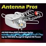 Antenna Pros High Gain Outdoor Hdtv Antenna with Motor Rotor 2010 Model Ax-909