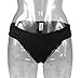 Cocoship Women's Goddess Low-rise Bikini Bottom Ruched Sides Bikini Swim Brief(FBA)