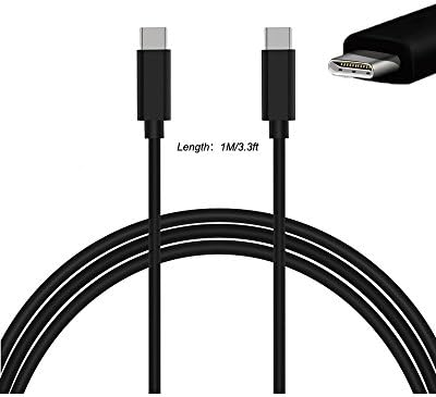 2-pack (3.3ft)USB Type C Cable,2.0 USB-C to USB-C sync and charging cable,Power Line