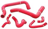 Mishimoto MMHOSE-MUS-86RD Red Silicone Hose Kit