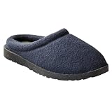 Boys' Damien Fleece Scuff Slippers - Navy