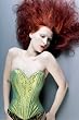 Velda Lauder Green Absinthe Jewelled Corset 30
