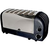 Dualit 6 Slot Toast / Toaster Black - high quality and heavy duty kitchen appliances  from Dualit