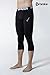 CLSL TM-P15-BLKZ_Large Tesla Men's Cool Dry Compression Baselayer Leggings Shorts P15
