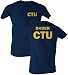 24 Jack Bauer CTU Uniform Navy Blue Mens T-shirt