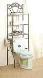 Nickel Bronze Finish Bathroom Shelf