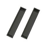 ハイロジック:プラスチック戸引手 66ミリ 黒 入数1袋（2個） 00072473 ×5セット