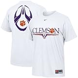 Nike Clemson Tigers White 2008 Team Issue T-shirt