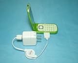 コンセントからUSB＋携帯電話au用巻き取り式USB充電ケーブル