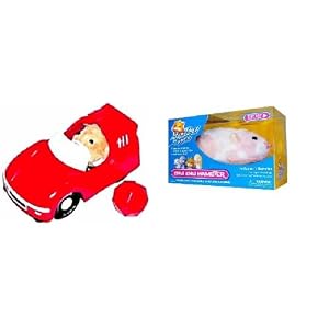 Zhu Zhu Pets Add on Accessory Set Convertible Sports Car with Bonus Hampster