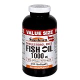 Sundown Fish Oil with Omega-3 Fatty Acids, 1000 mg, Value Size, 300 Softgels (Pack of 2)