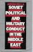 Books : Soviet Political and Military Conduct in the Middle East