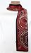 Geometrical Print on Dark Red - Silk Mens Scarf 10.5