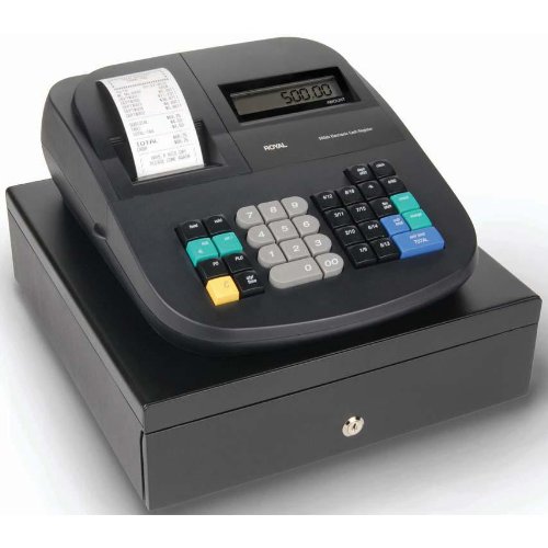 Royal 500DX 16 Department 999 Price Look-Up 8 Clerk ID Cash Register