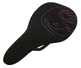 41t%2BAZz 4fL. SL160  The Shadow Conspiracy Shadow Slimmer Railed BMX Bike Seat   Black w/ Purple Embroidery