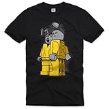 style3 Breaking Bad T-Shirt Herren heisenberg tv serie lego walter white meth crystal, Größe:XL;Farbe:Schwarz