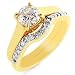 14K YG 1.00 Carat tw. Diamond Bridal Set - Size 7