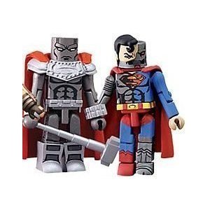  DC Universe MiniMates Wave 4 Steel and Cyborg Superman