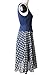 Babyonline Women's Polka Dots False Two Pieces Wear to Work A-line Party Dress