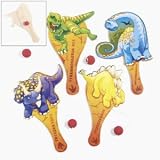 12 Dinosaur Paddleball Games