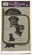 David Kiphuth Dog Breed Kitchen Towel and Potholder Set-Black Labrador