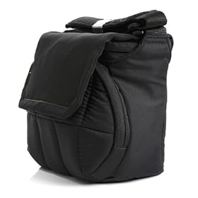 Fashion Waterproof camera case sling camera bag SLR gadget bag made with high quality special innovative mixtere Nylon-Black