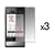 3 Pack of Premium Reusable LCD Screen Protectors for HTC Touch Diamond 2 [Accessory Export Packaging]