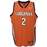 Nike Virginia Cavaliers #2 Orange Alternate Replica Basketball Jersey (X-Large)