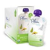 PlumOrganicsBabyFood,Pear&Mango,4.22-OuncePouches(Packof24)
