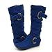 Bamboo Jester01 Mid-Calf Boots Black