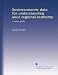 Socioeconomic data for understanding your regional economy: a user