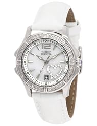 Invicta Womens 1029 Mother-Of-Pearl Dial with Interchangeable Leather Straps Watch