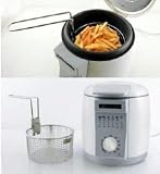 Lloytron compact deep fat fryer white 900W