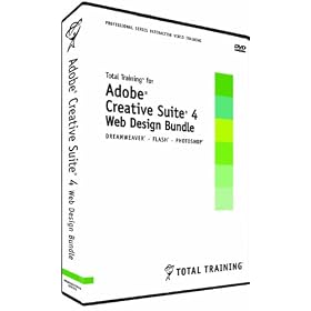 Total Training for Adobe CS4 Web Design Bundle: Dreamweaver, Flash and Photoshop Extended (PC/Mac)