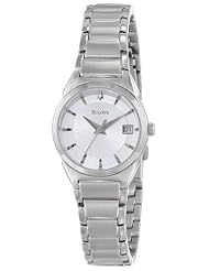 Bulova Womens 96M111 Crisp Silver Dial Watch