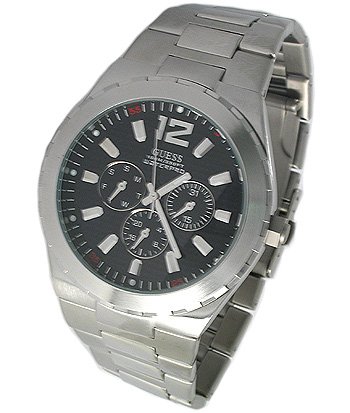 Guess WaterPro Steel Collection Mens Watch U11553G1