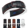 HIRSCH Grand Duke XL, 100m-WR, Alligator Grain, 50 Black, 20 mm, Steel Buckle