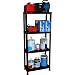 4 Tier Plastic Shelving Storage Unit Rack
