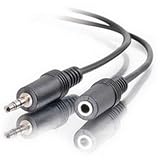 1.5FT 3.5MM M/F AUDIO EXTENSION - BLACK ( 40405 )