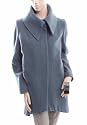 Blue Wool Womens Winter Coat