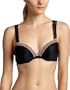 Felina Women's Tricia Seamless Push-Up Lace Trim Bra