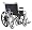 Everest & Jennings Traveler, 400 lb Capacity Wheelchair - Elevating Legrests 20 inch seat