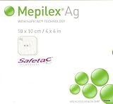 Mepilex Ag - 4 x 4 (10 x 10cm) - Box of 5