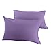 Honeymoon 1800 Brushed Microfiber Embroidered Bed Sheet Set, Ultra Soft, Queen - Light Purple