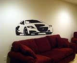 Wall MURAL Vinyl Decal Sticker Car HONDA CR-Z COUPE 009