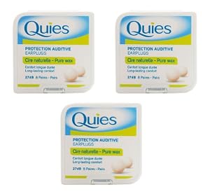 Boules Quies Protection Auditive Earplugs, Made in France Caswell-Massey Pure WAX 24 pairs ear plugs