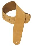 Levy's Leathers Suede Leather Bass Strap,Honey
