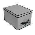 Schrankbox W�schebox Aufbewahrungsbox Grau Gr. L